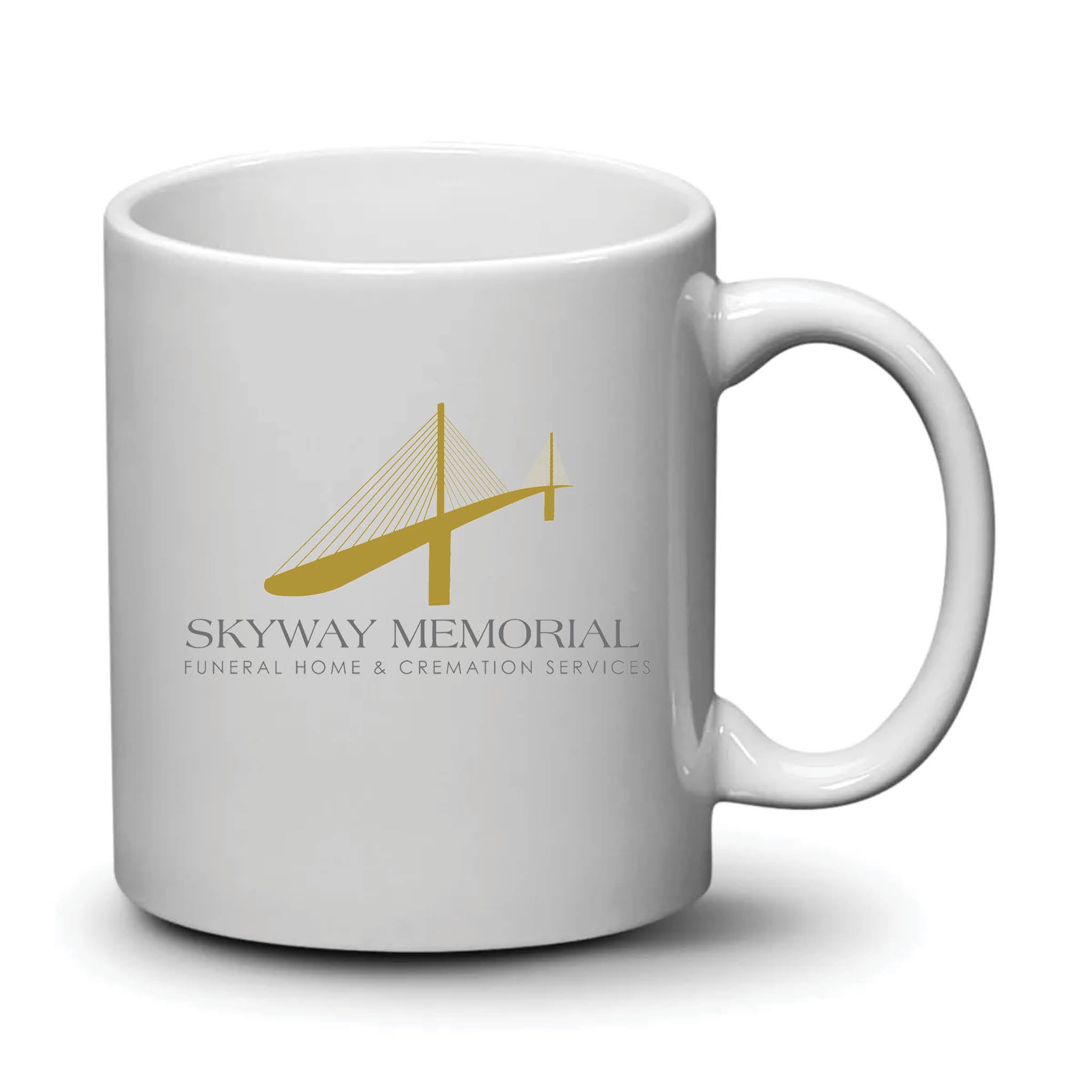 Malibu Mug White Full Color Logo