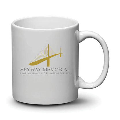 Malibu Mug White Full Color Logo