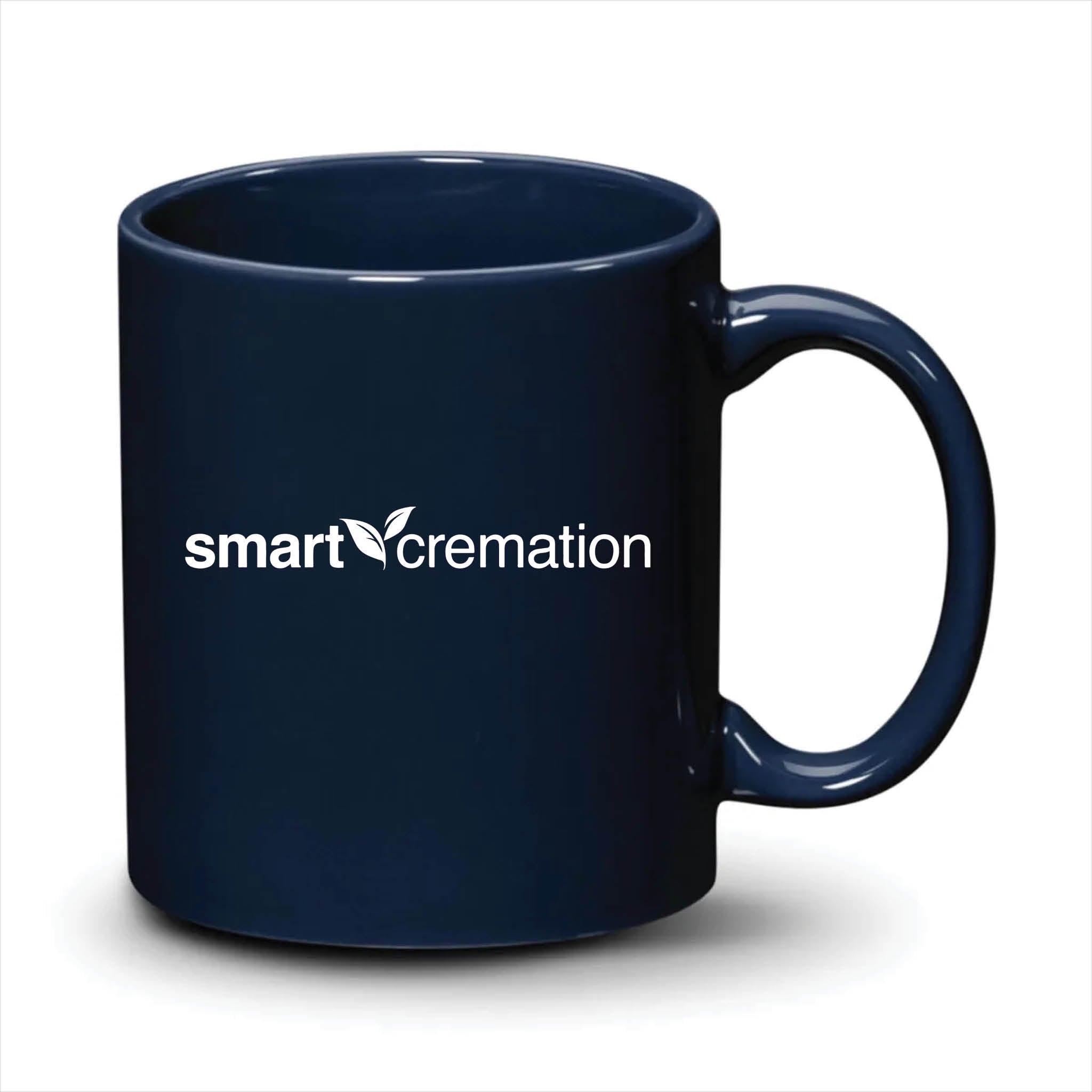 Malibu Mug Navy Blue White Logo