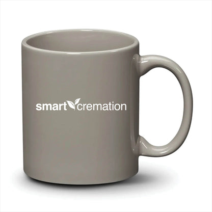 Malibu Mug Light Grey White Logo