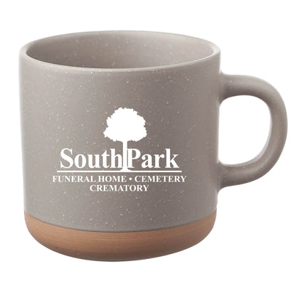 Cosmic Speckled Clay Coffee Mug 11 oz Gray