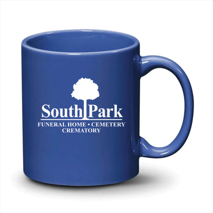 Malibu Mug Ocean Blue White Logo