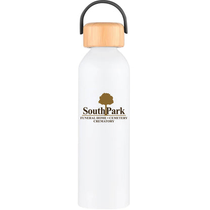 Geyser-VI 24 Oz. Eco Friendly Sports Water Bottle White