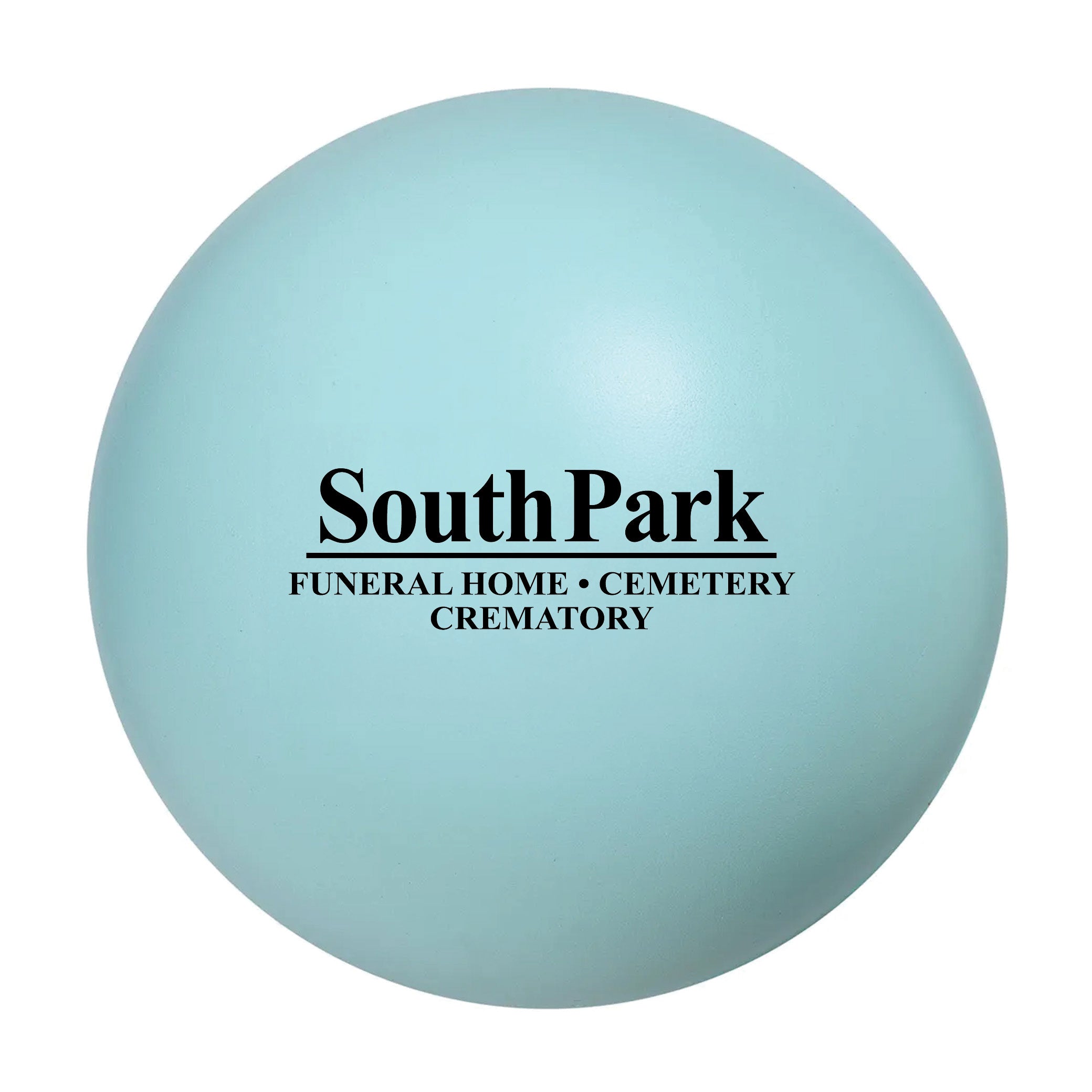 Round Stress Ball Light Blue