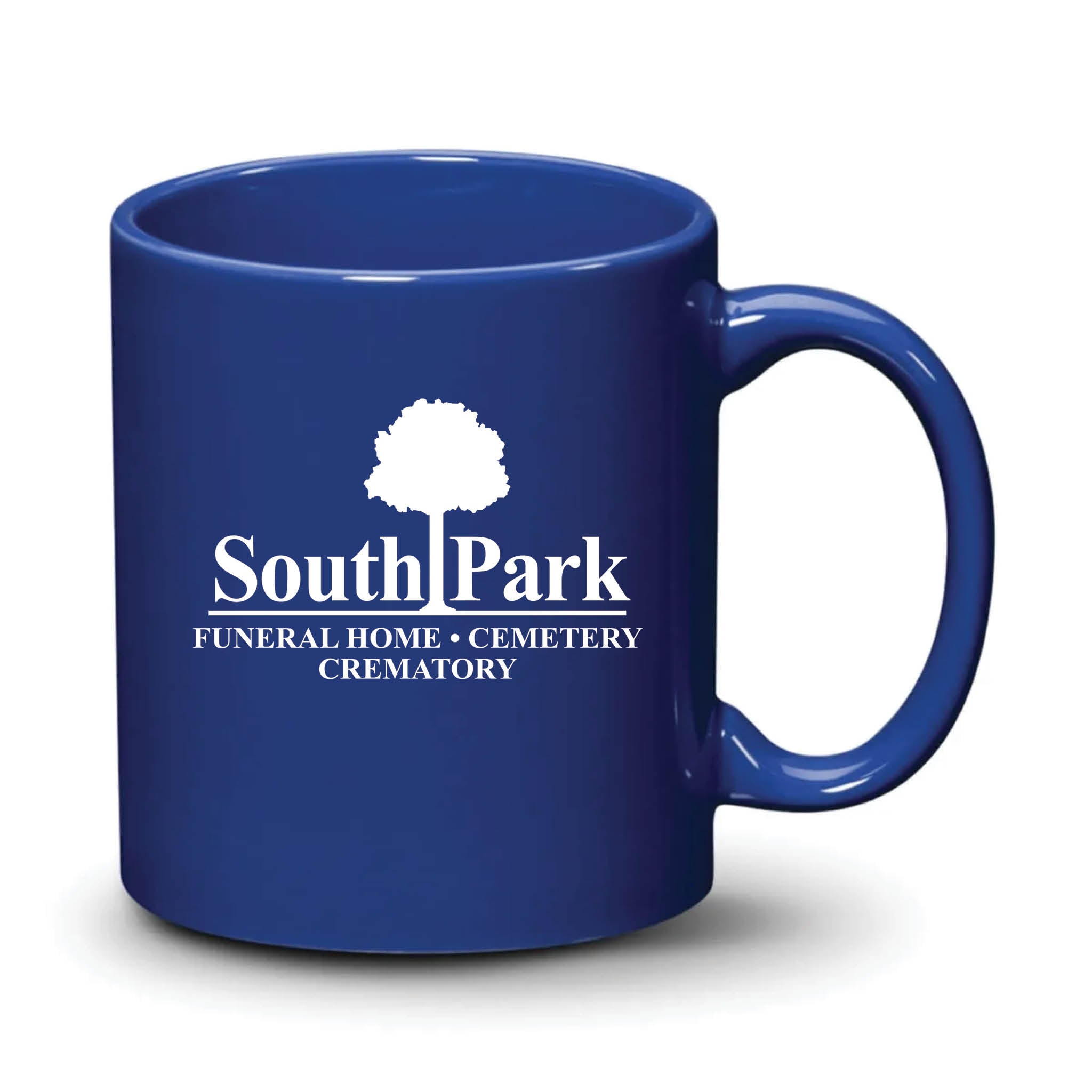 Malibu Mug Royal Blue White Logo