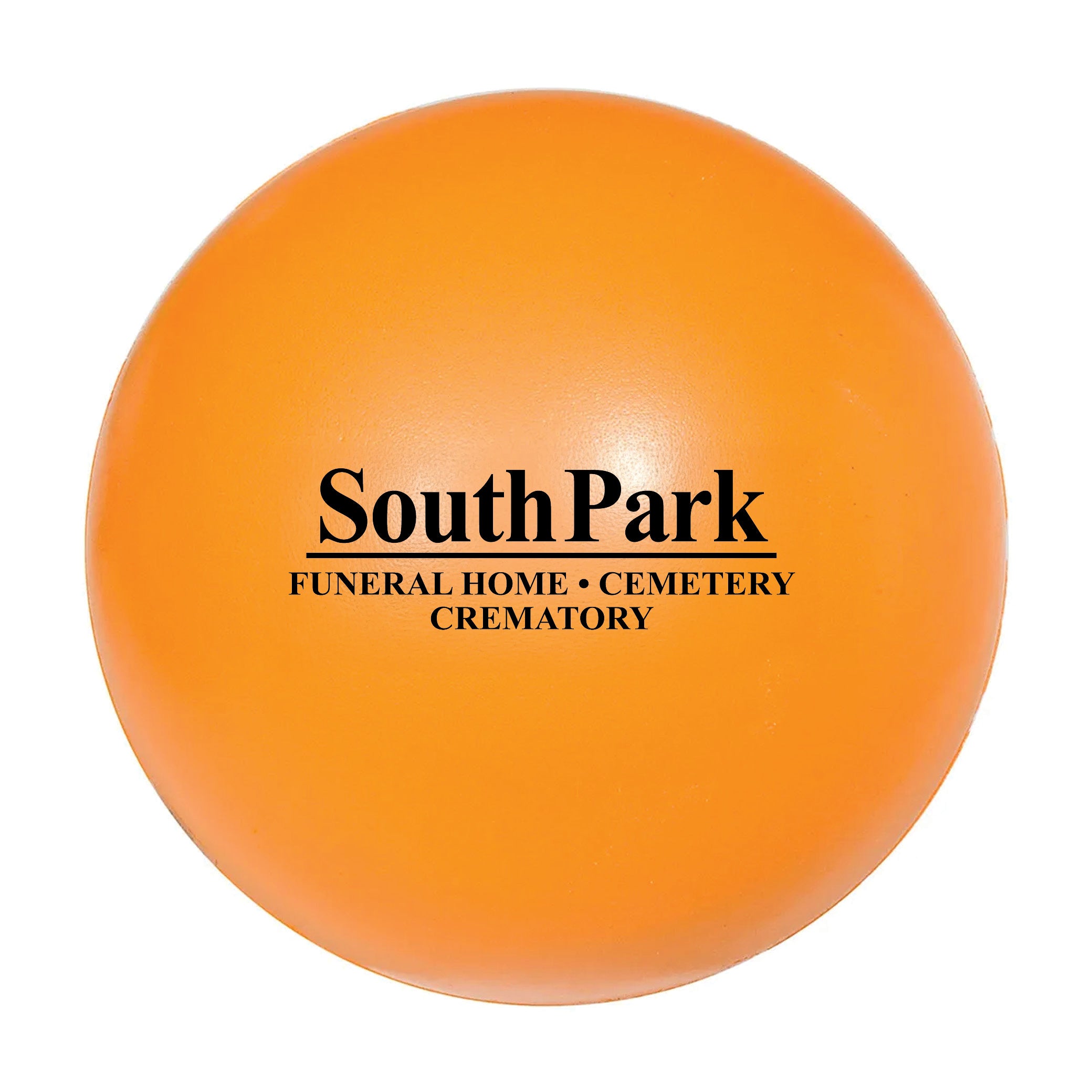 Round Stress Ball Orange