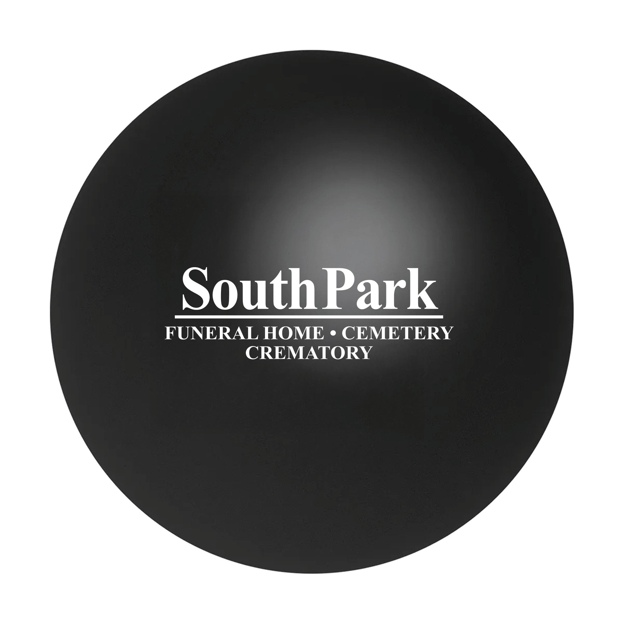 Round Stress Ball Black