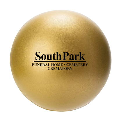Round Stress Ball Gold