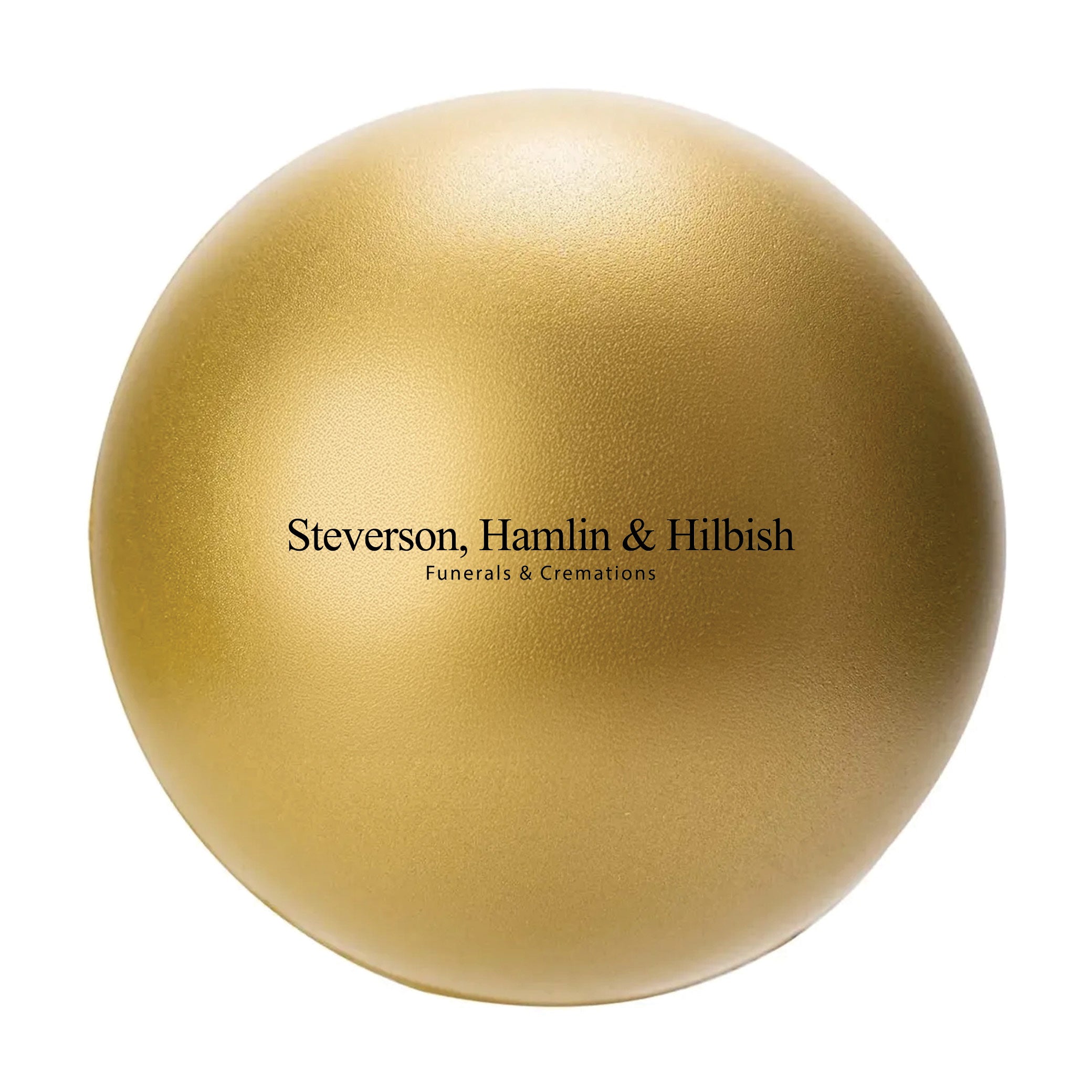 Round Stress Ball Gold