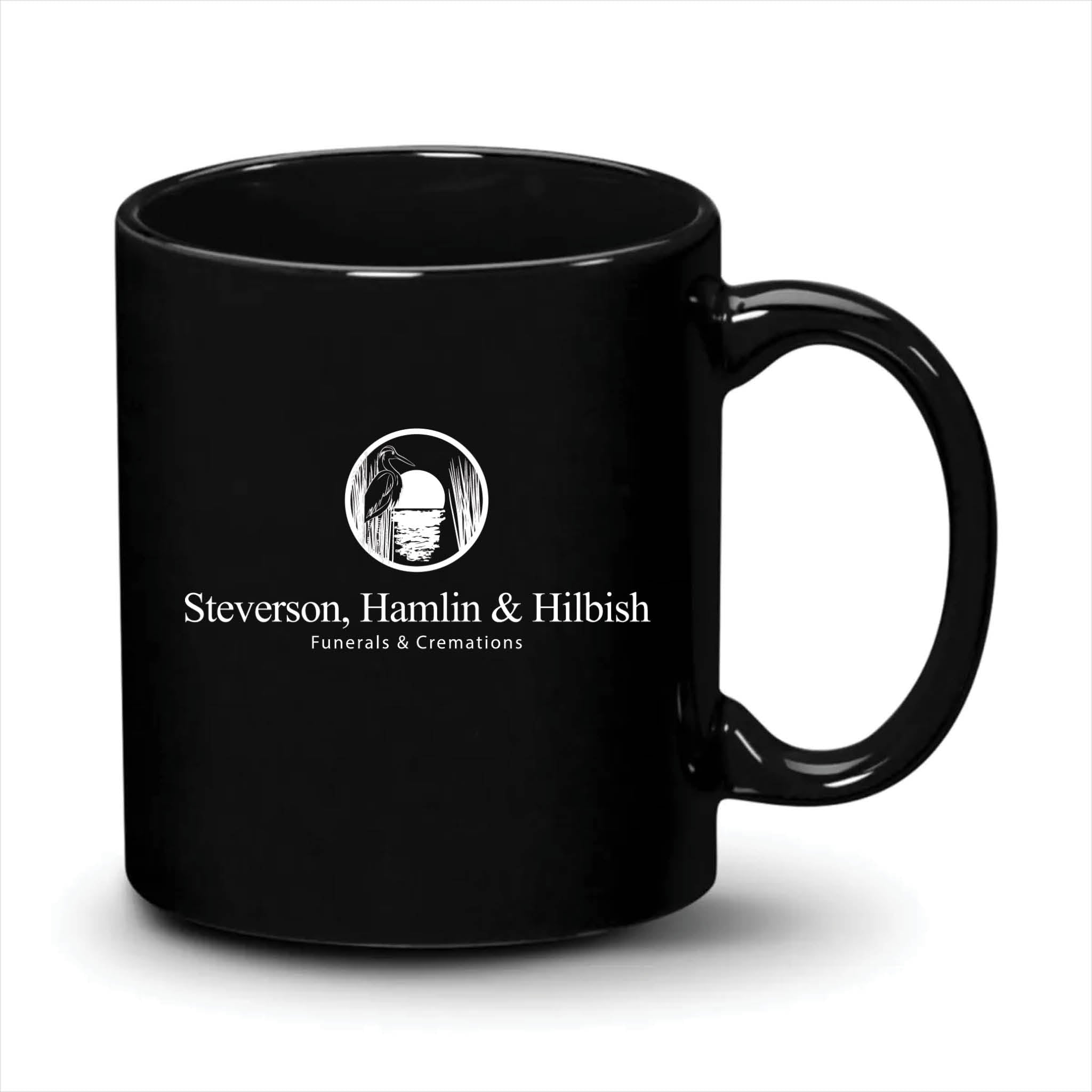 Malibu Mug Black White Logo