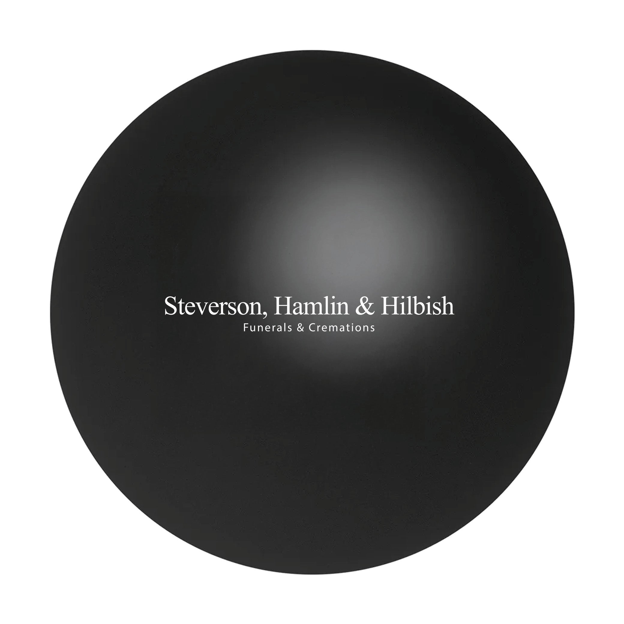 Round Stress Ball Black