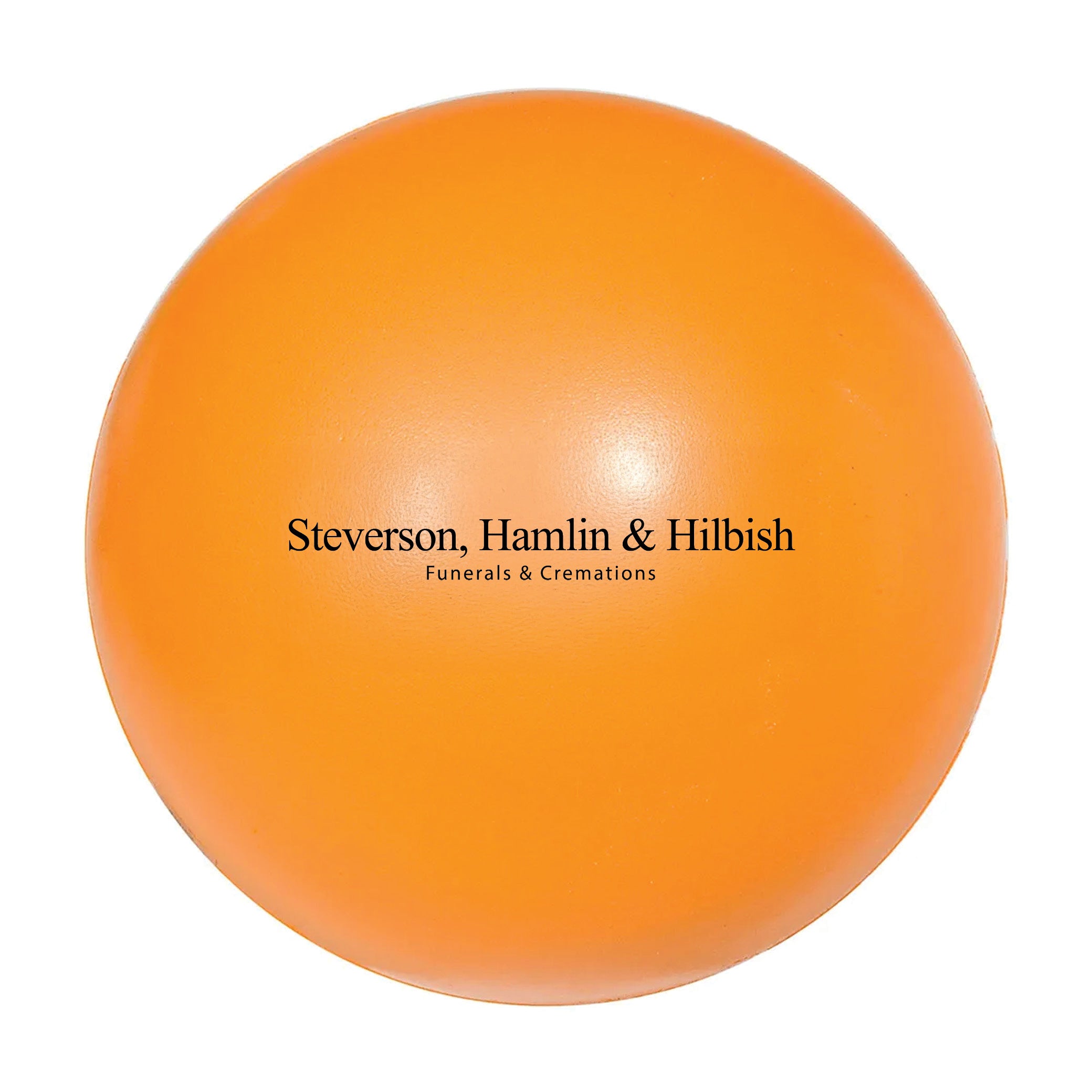 Round Stress Ball Orange