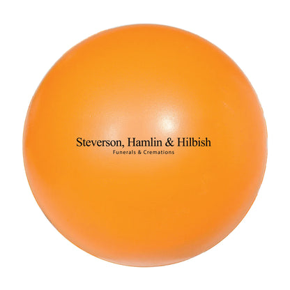 Round Stress Ball Orange