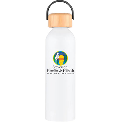 Geyser-VI 24 Oz. Eco Friendly Sports Water Bottle White