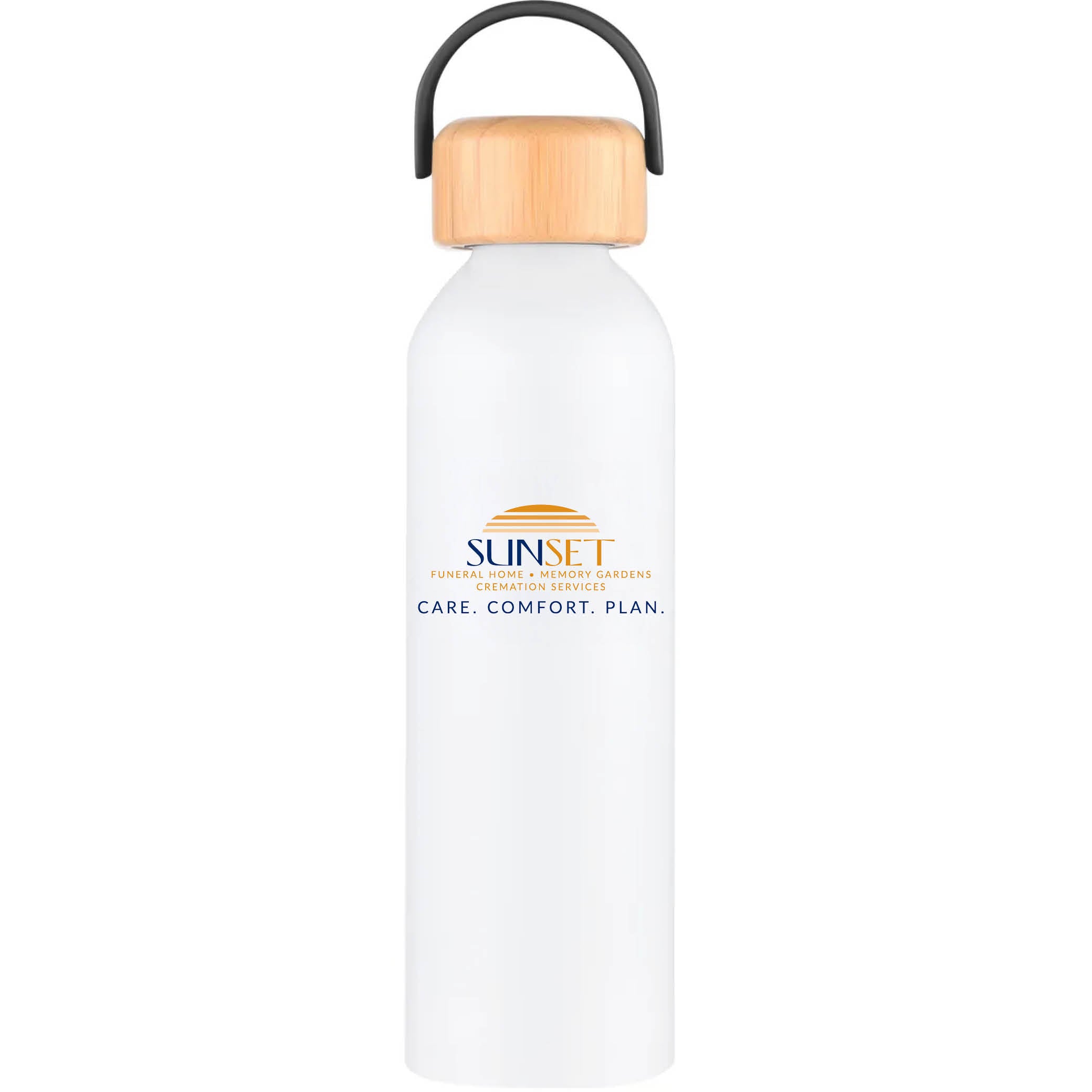 Geyser-VI 24 Oz. Eco Friendly Sports Water Bottle White