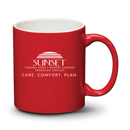 Malibu Mug Red White Logo