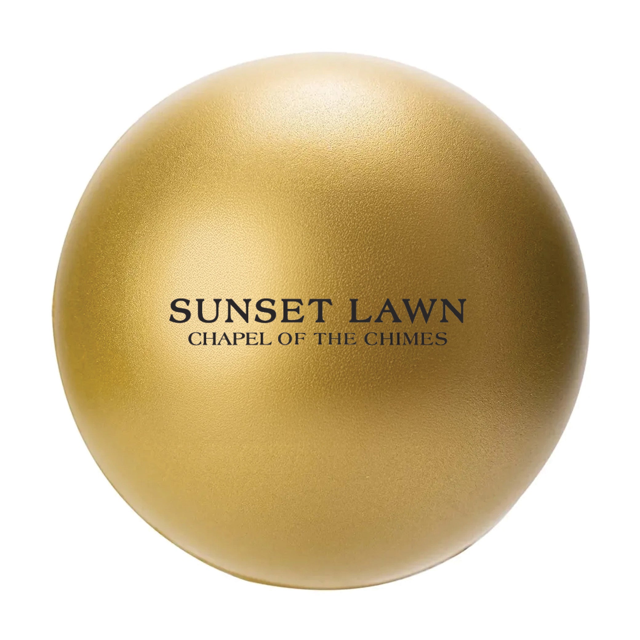 Round Stress Ball Gold