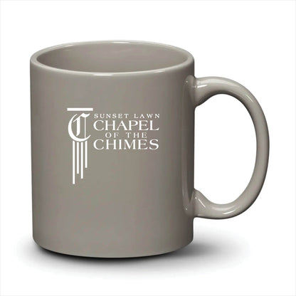 Malibu Mug Light Grey White Logo