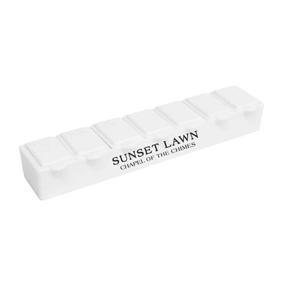 7 Day Pill Box White