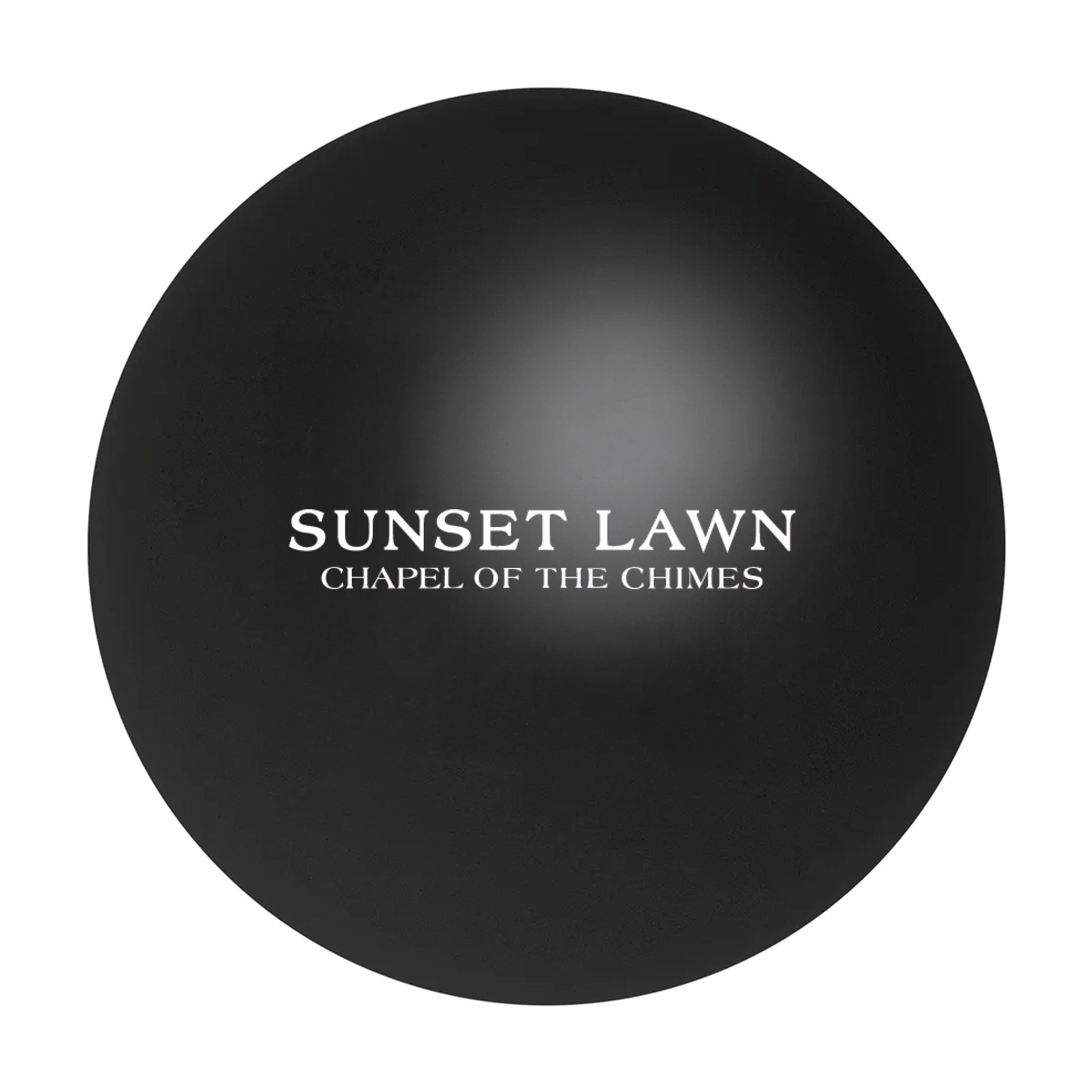 Round Stress Ball Black