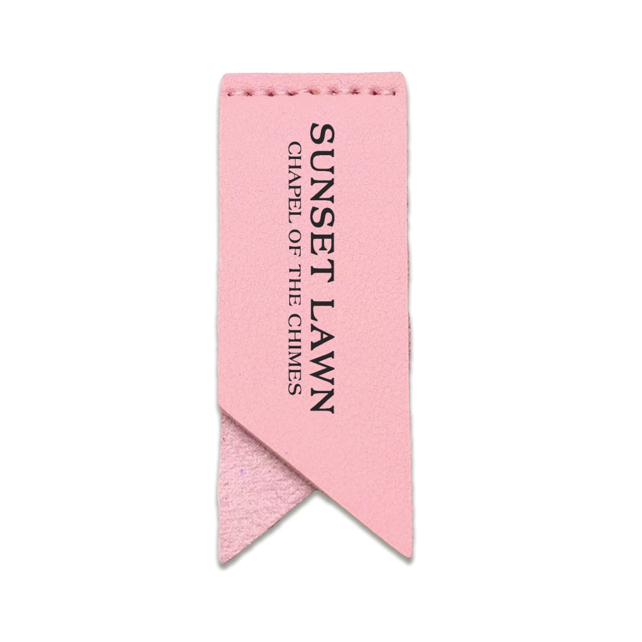 Handmade Leather Bookmark Corner Marker Clip Read Sign Pink
