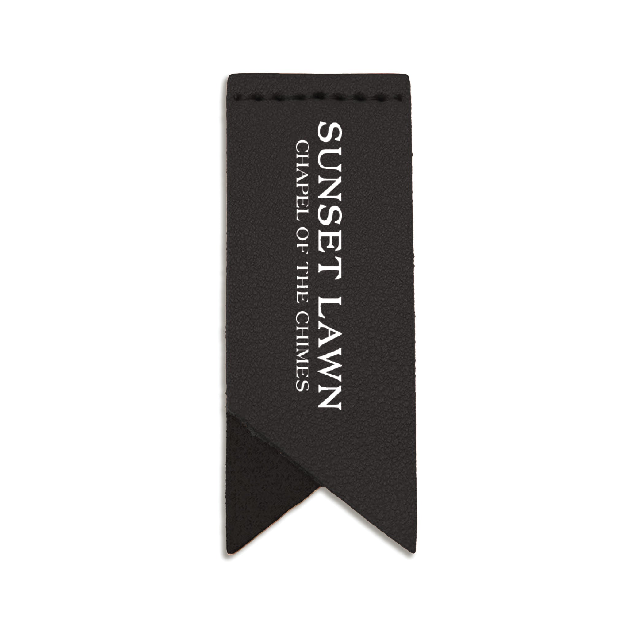 Handmade Leather Bookmark Corner Marker Clip Read Sign Black