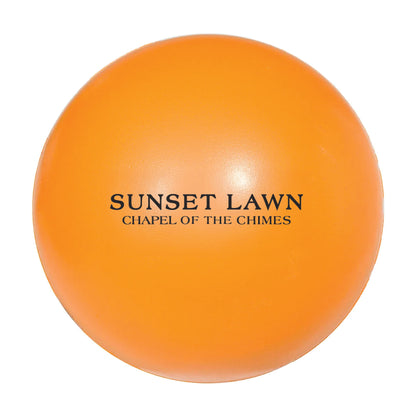 Round Stress Ball Orange