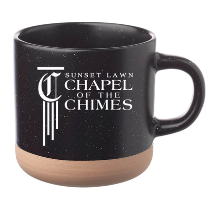Cosmic Speckled Clay Coffee Mug 11 oz Black