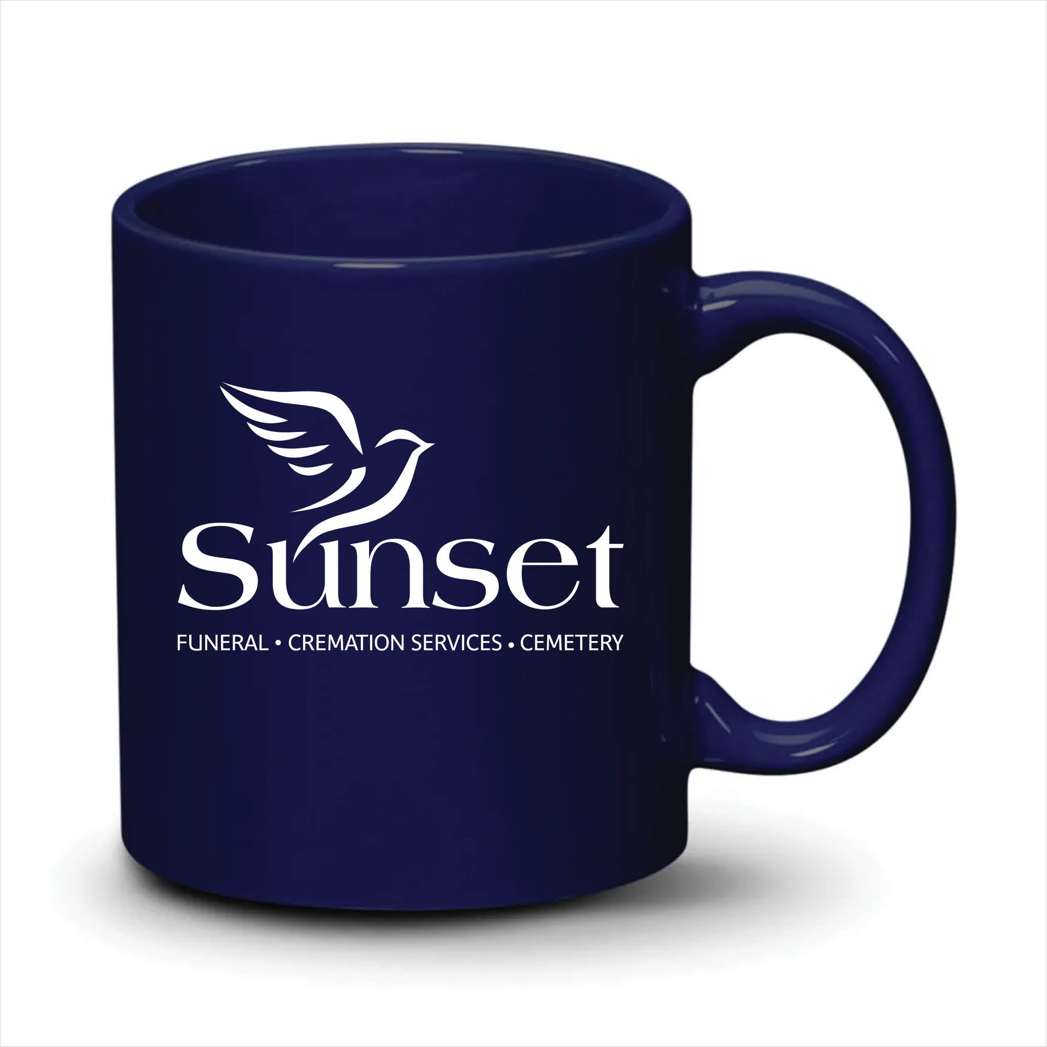 Malibu Mug Cobalt White Logo