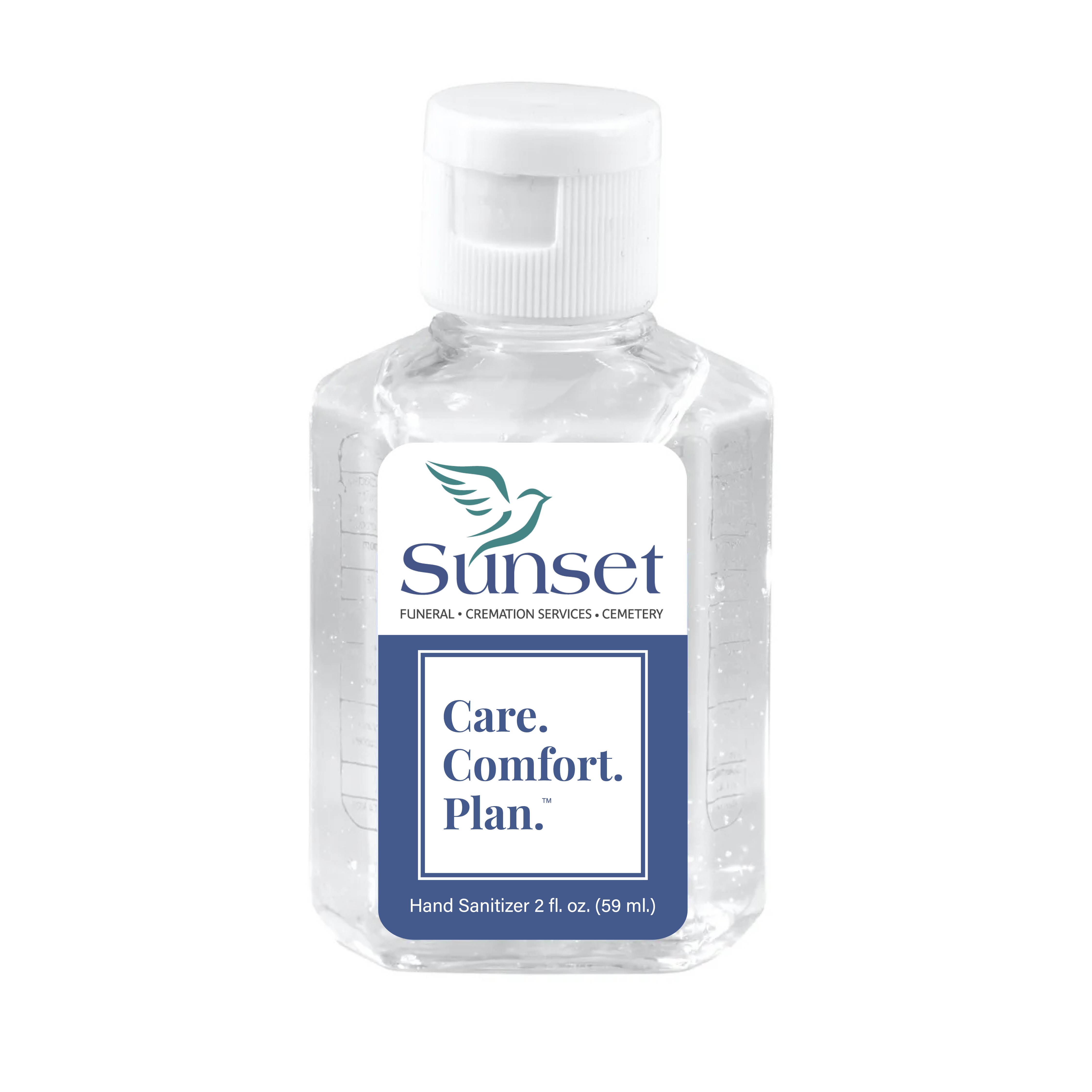 2.0 oz Hand Sanitizer Antibacterial Gel in Flip T