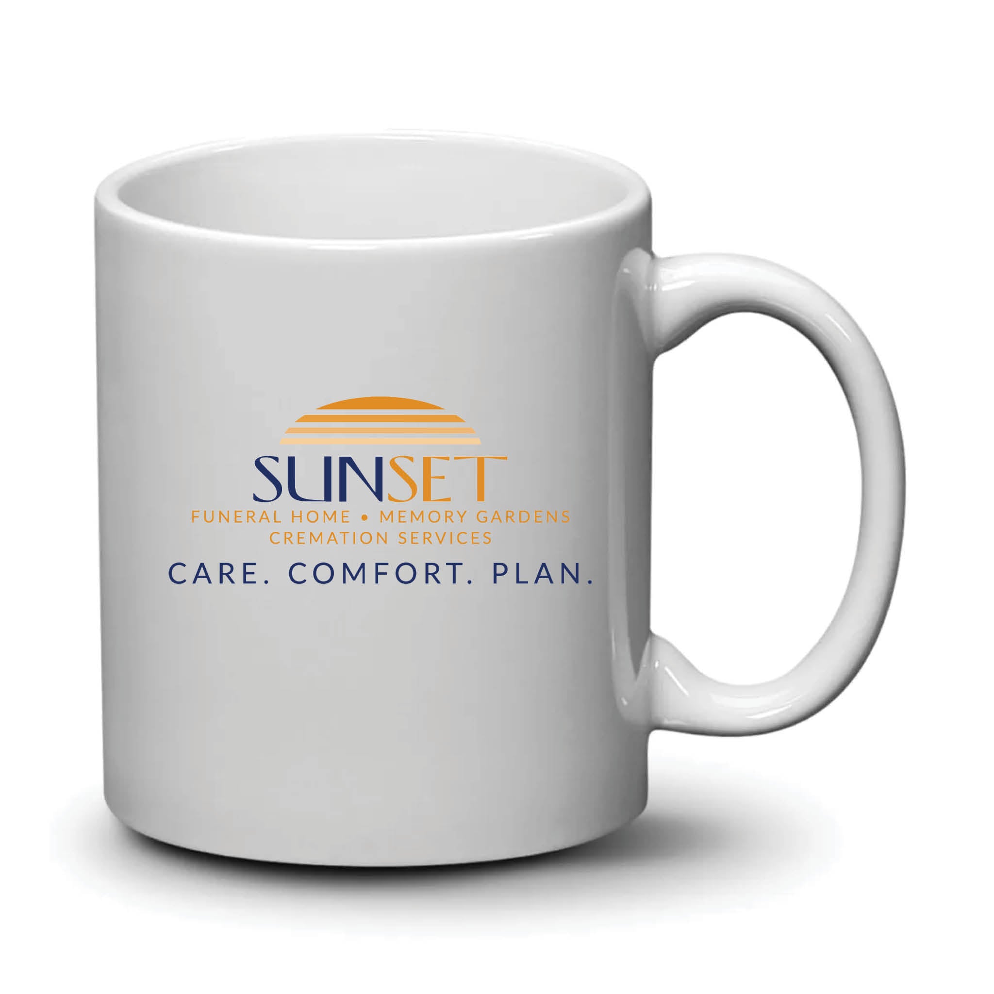 Malibu Mug White Full Color Logo