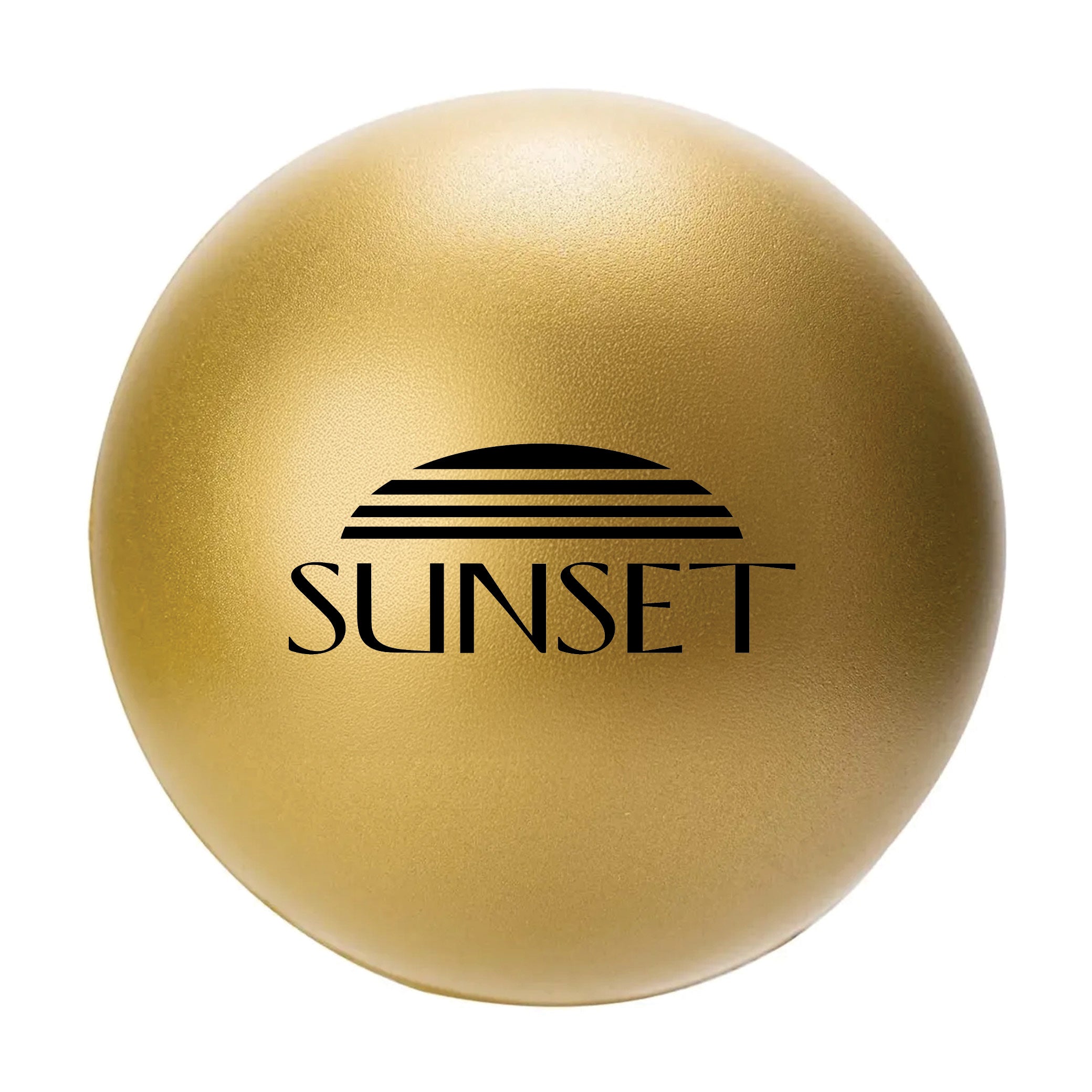 Round Stress Ball Gold