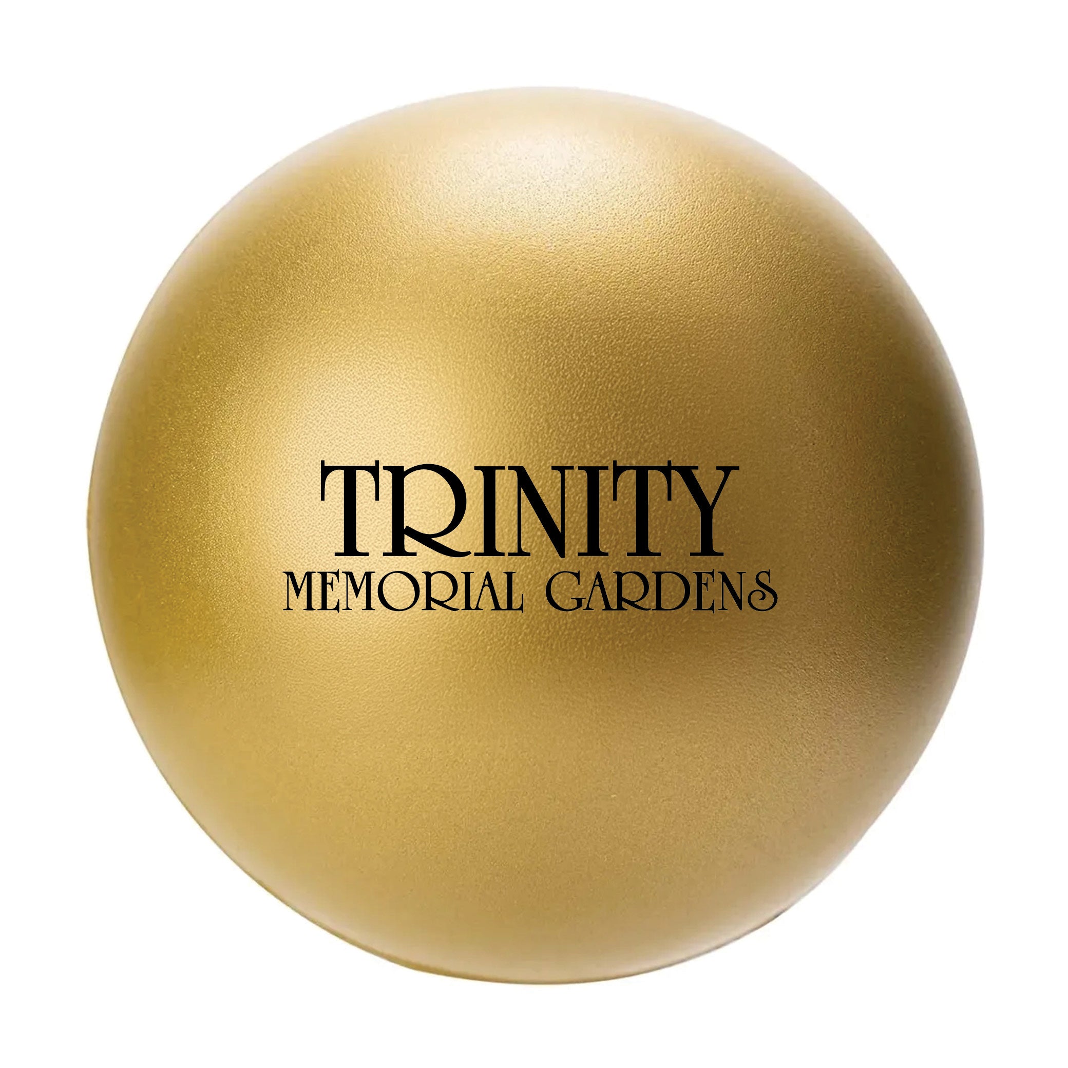 Round Stress Ball Gold