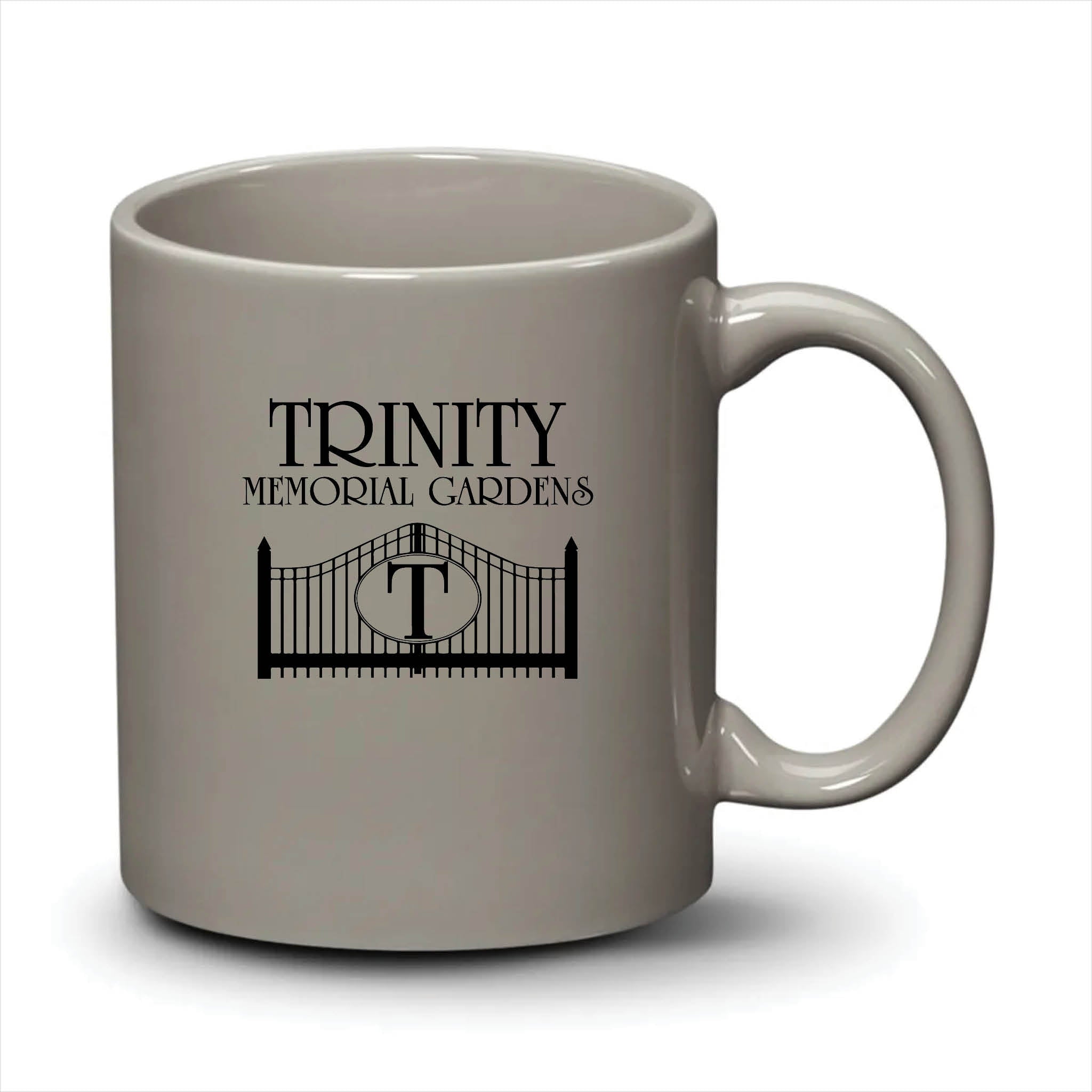 Malibu Mug Light Grey Black Logo
