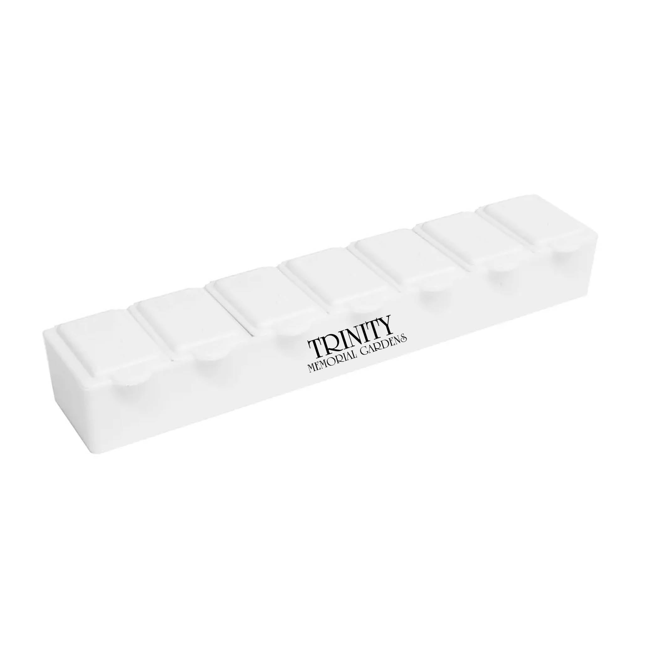 7 Day Pill Box White
