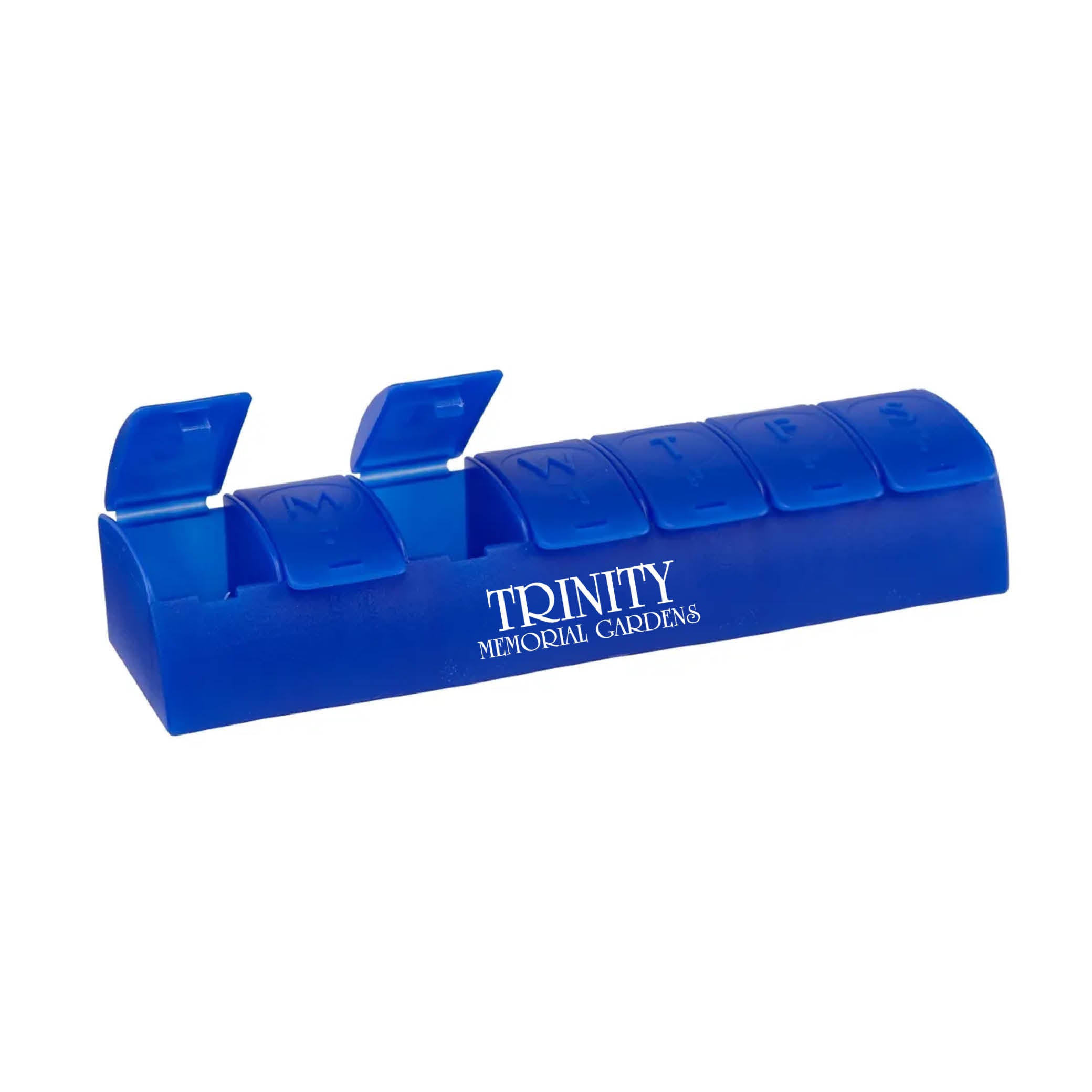 QuickCare 7-Day Med Minder Pill Box Blue