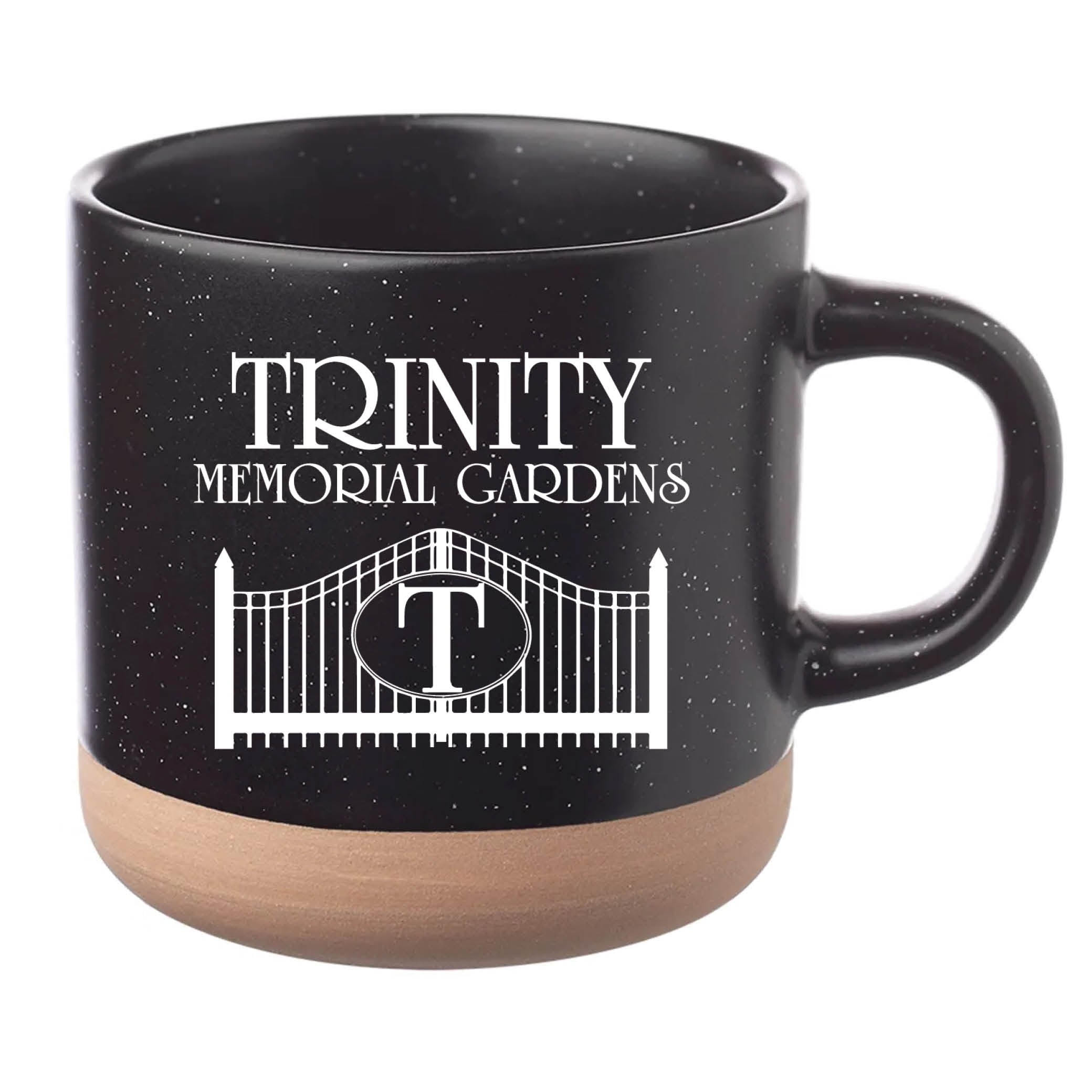 Cosmic Speckled Clay Coffee Mug 11 oz Black