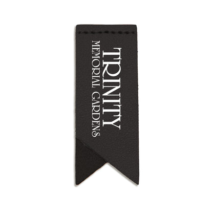 Handmade Leather Bookmark Corner Marker Clip Read Sign Black