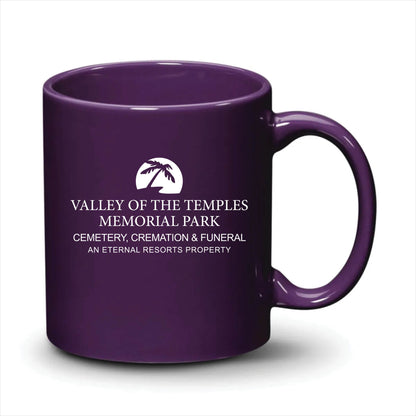 Malibu Mug Purple White Logo