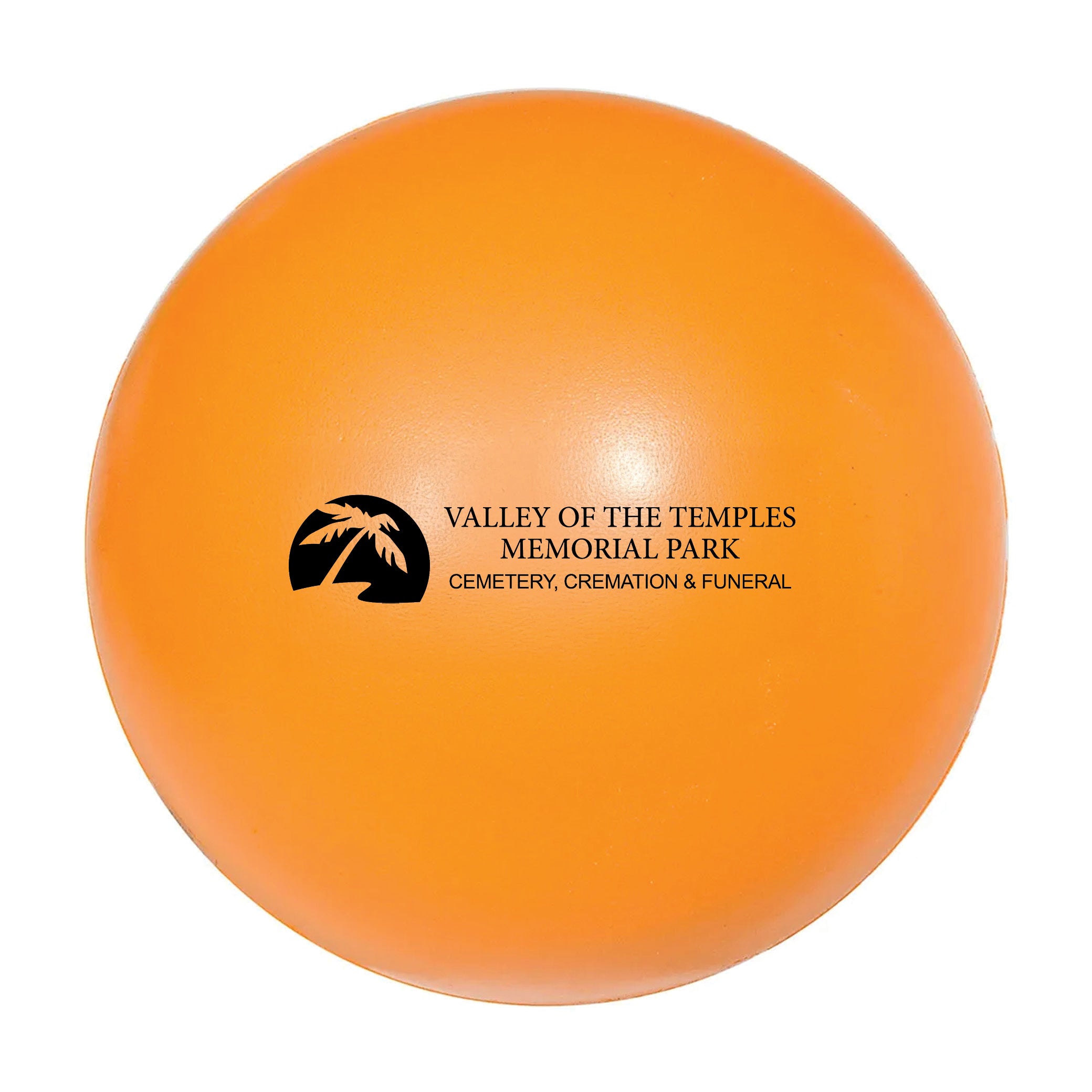 Round Stress Ball Orange
