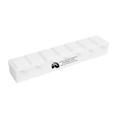 7 Day Pill Box White