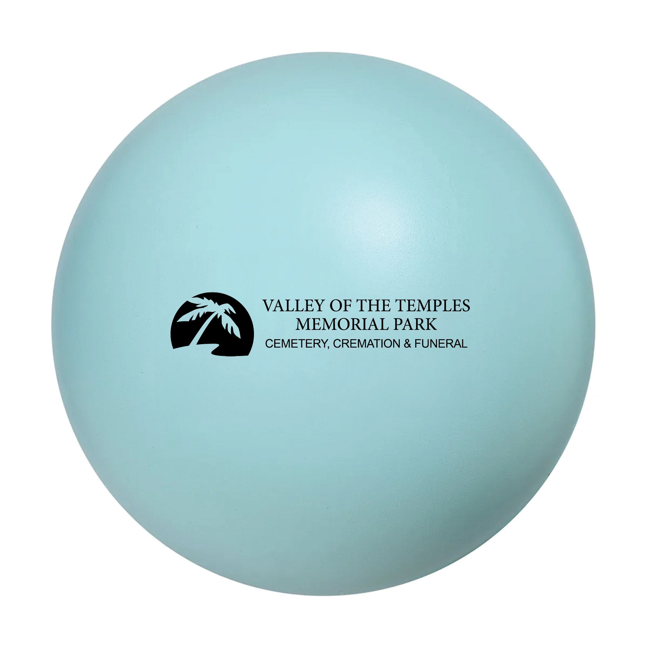 Round Stress Ball Light Blue