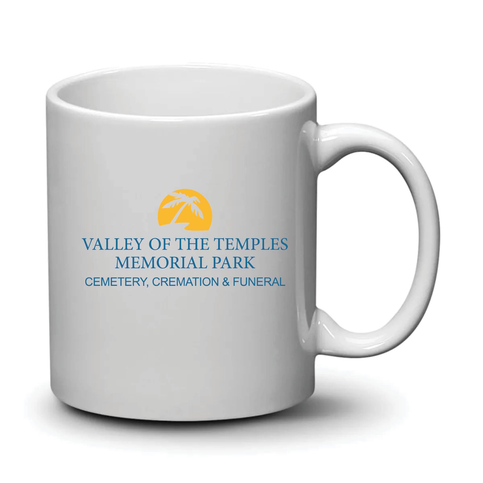 Malibu Mug White Full Color Logo