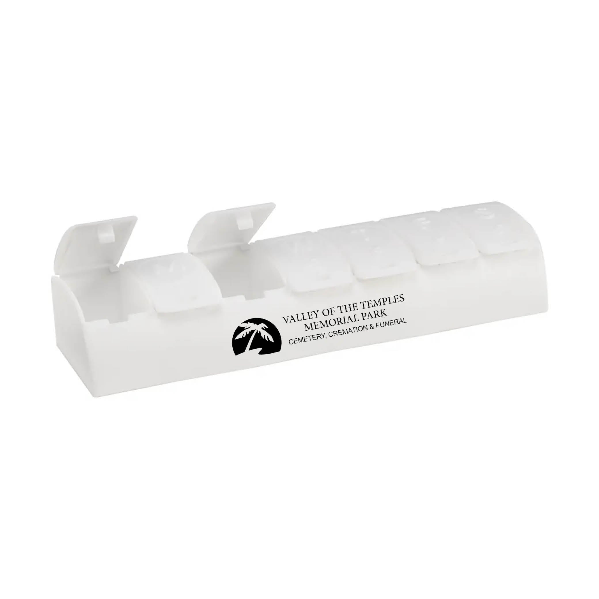 QuickCare 7-Day Med Minder Pill Box White