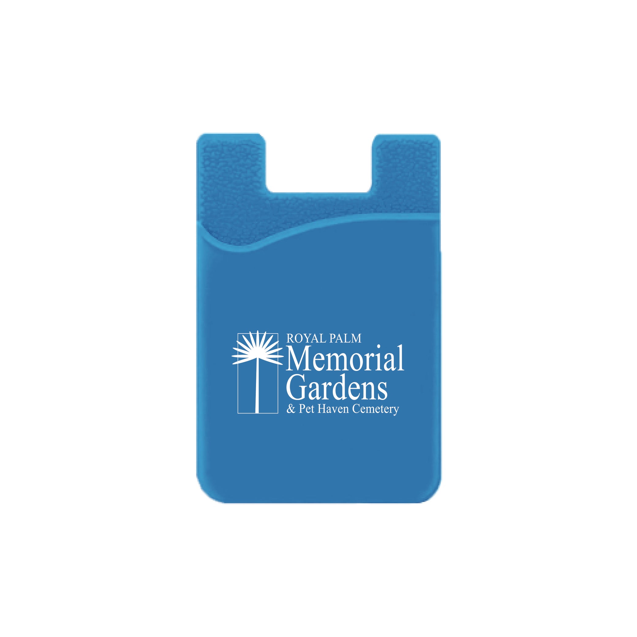 Silicone Wallet Case Blue