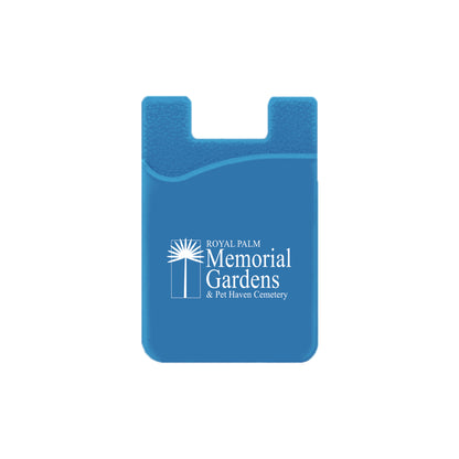 Silicone Wallet Case Blue