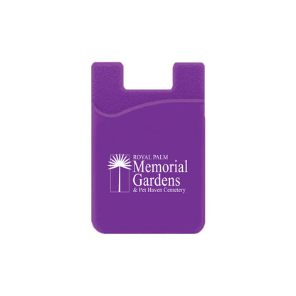 Silicone Wallet Case Purple