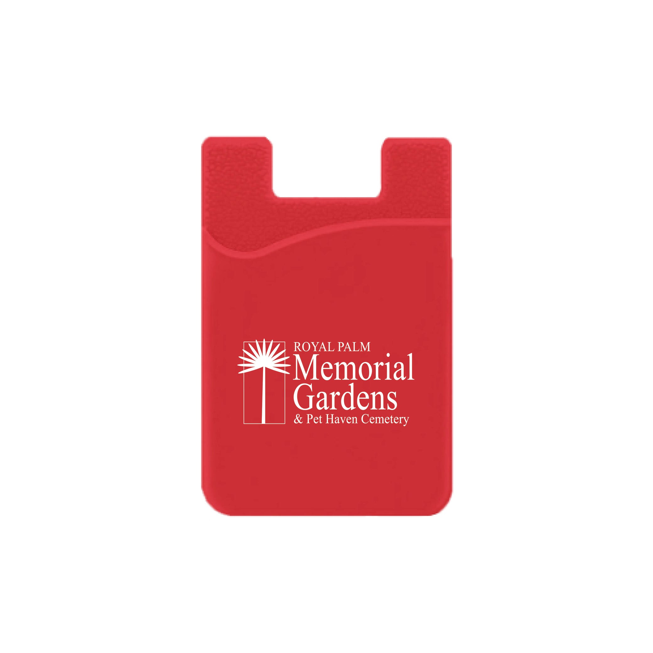 Silicone Wallet Case Red