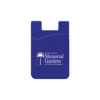 Silicone Wallet Case Royal Blue
