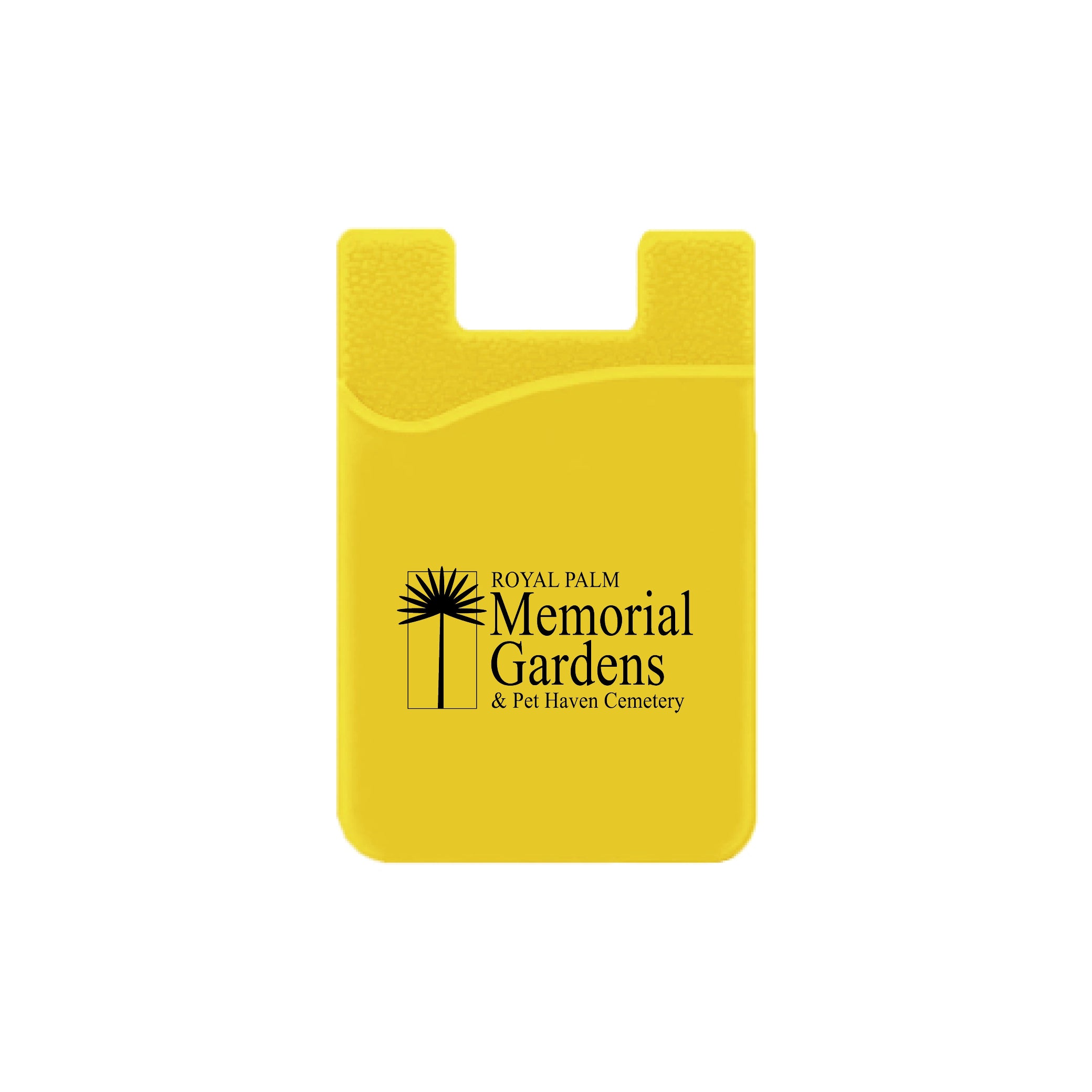 Silicone Wallet Case Yellow
